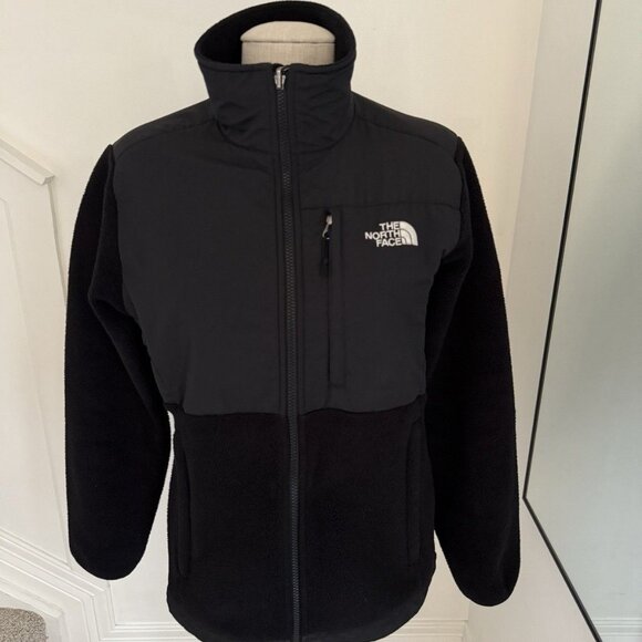 The North Face Women’s Medium Denali Fleece Full Zip Jacket Black - Picture 1 of 10